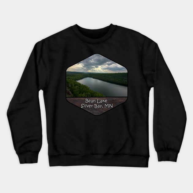 Minnesota - Bean Lake in Silver Bay Crewneck Sweatshirt by gorff